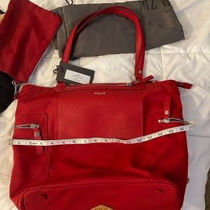 Mz Wallace red purse. Suki Vermillion Bedford. Nwt